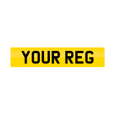 NUMBER PLATES REAR STANDARD 